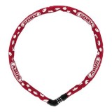 ABUS rattalukk Steel O Chain punane | HL Autoosad
