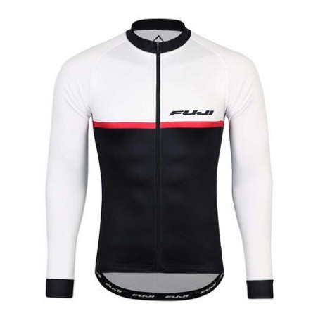 Fuji pikk särk Race must-valge XL | HL Autoosad