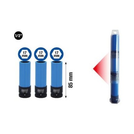 KS Tools valuveljepadrunid 1/2" 17 mm, 3 tk (515.0860) | HL Autoosad