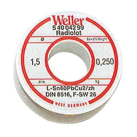 Weller jootetina 1,0 mm 250 g, pliivaba | HL Autoosad