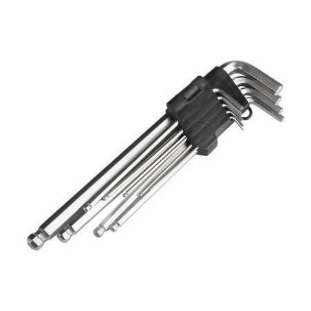 AMiO pikkade kuuskantvõtmete komplekt 230 mm, 9 tk | HL Autoosad