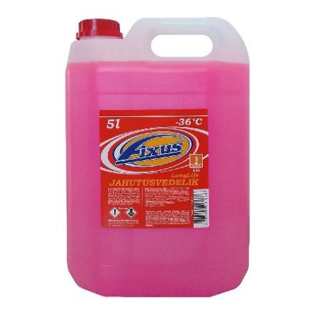Fixus punane jahutusvedelik -36°C 5 L | HL Autoosad