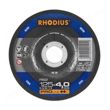 Rhodius RS2 125 x 7 lihvketas | HL Autoosad