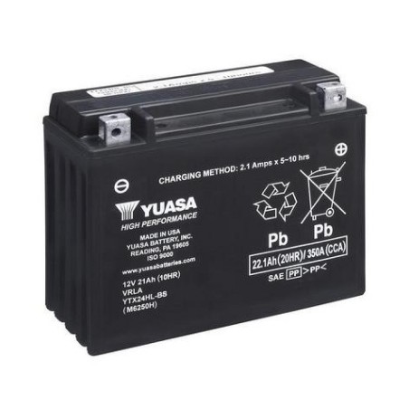 Yuasa YTX24HL-BS 12 V mootorratta- ja väiketehnika aku | HL Autoosad