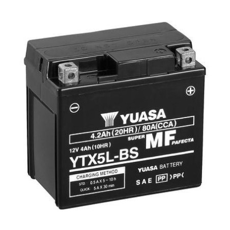 Yuasa YTX5L-BS 12 V aku | HL Autoosad