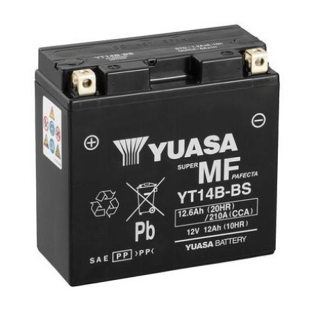 Yuasa YT14B-BS 12 V mootorrattaaku | HL Autoosad