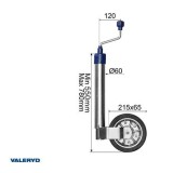 Tugiratas Ø60 mm, metallvelg, ratas 215x65 mm | HL Autoosad