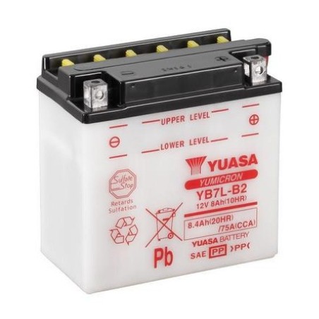 Yuasa YuMicron YB7L-B2 12 V aku | HL Autoosad