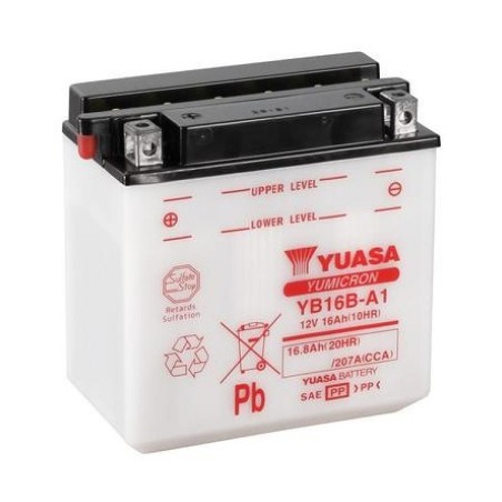 Yuasa YuMicron YB16B-A1 12 V aku 16 Ah | HL Autoosad