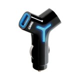 Lampa Y-USB-laadija, 2 x USB, 12–24 V | HL Autoosad