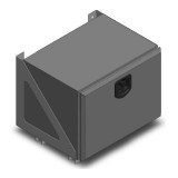 Alumiiniumist tööriistakasti kandur 450 x 450, paar | HL Autoosad
