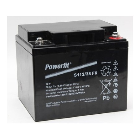 Exide Powerfit S112/38F6 12 V 38 Ah aku | HL Autoosad
