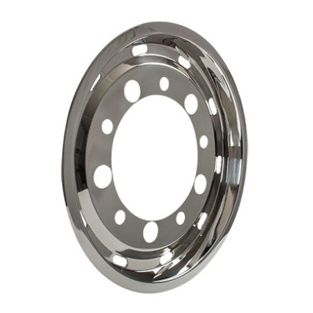 Ilukilp 22,5 x 11,75, roostevaba, ees, ET 135, paar | HL Autoosad