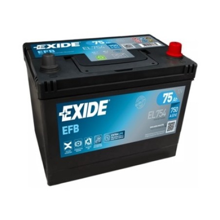 Exide 75 Ah 750 A EFB aku 260 x 173 x 222 (-/+) | HL Autoosad
