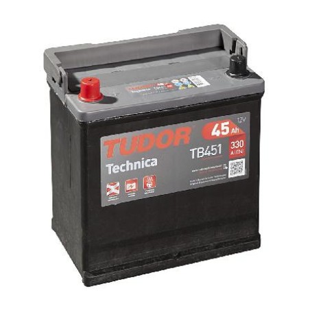 Tudor technica aku 45 Ah, 330 A, 12 V, 220 x 135 x 225 | HL Autoosad