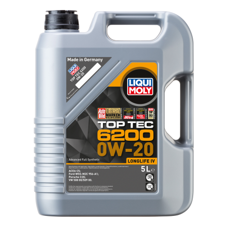 Liqui Moly Top Tec 6200 0W-20 mootoriõli C5 5 L | HL Autoosad