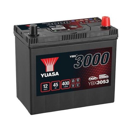 Yuasa YBX3053 12 V 45 Ah 400 A SMF aku 238 x 129 x 225 | HL Autoosad