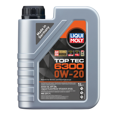 Liqui Moly Top Tec 6300 0W-20 mootoriõli C5 1 L | HL Autoosad
