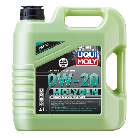 Liqui Moly Molygen NG 0W-20 mootoriõli 4 L | HL Autoosad