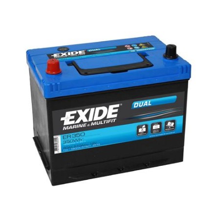 Exide 80 Ah 510 A 270 x 175 x 225 Dual | HL Autoosad