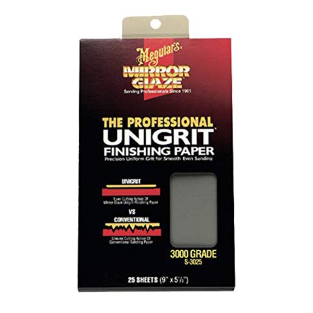 Meguiar's Unigrit vesilihvpaber P3000, 25 lehte | HL Autoosad