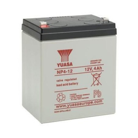 Yuasa NP4-12 12 V 4 Ah VRLA aku | HL Autoosad