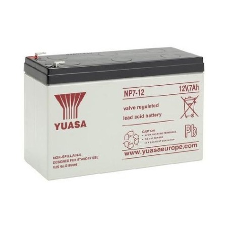 Yuasa NP7-12 12 V 7 Ah pliiaku | HL Autoosad