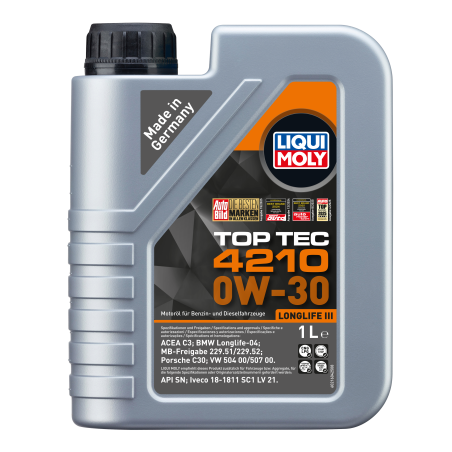 Liqui Moly Top Tec 4210 0W-30 mootoriõli C3 1 L | HL Autoosad