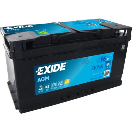 Exide AGM aku 96 Ah 850 A 353 x 175 x 190 (-/+) | HL Autoosad