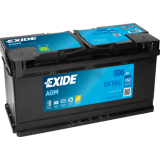 Exide AGM 106 Ah 950 A 392 x 175 x 190 (-/+) | HL Autoosad