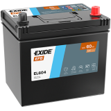 Exide EFB 60 Ah 520 A 230 x 173 x 222 (-/+) | HL Autoosad