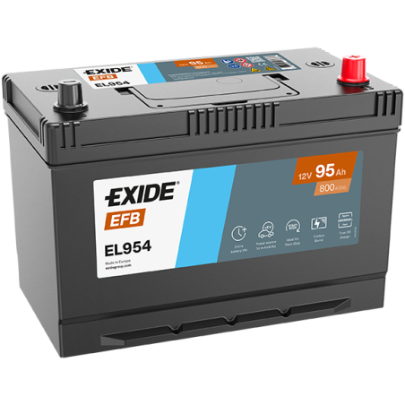 Exide EFB 95 Ah 800 A 306 x 173 x 222 (-/+) | HL Autoosad