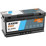 Exide EFB 105 Ah 950 A 392 x 175 x 190 (-/+) | HL Autoosad