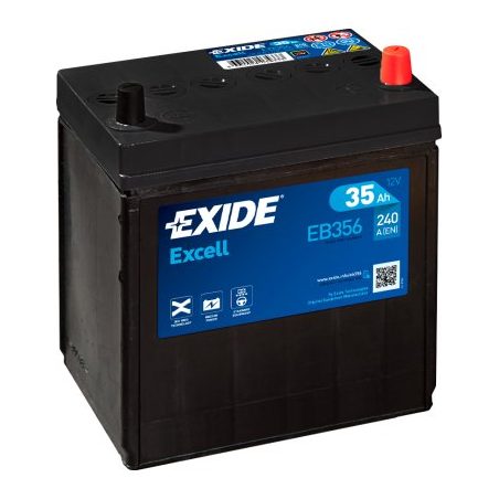 Exide Excell 35 Ah 240 A 187 x 127 x 220 (-/+) | HL Autoosad