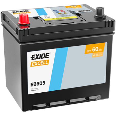 Exide Excell 60 Ah 390 A 230 x 172 x 220 (+/-) | HL Autoosad