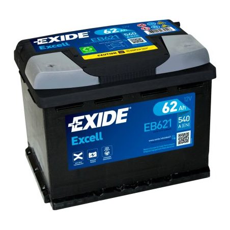 Exide Excell 62 Ah 540 A 242 x 175 x 190 (+/-) | HL Autoosad