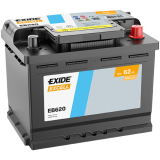 Exide Excell 62 Ah 540 A 242 x 175 x 190 (-/+) | HL Autoosad