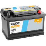 Exide Excell 71 Ah 670 A 278 x 175 x 175 (-/+) | HL Autoosad