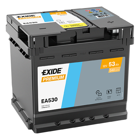 Exide Premium 53 Ah 540 A 207 x 175 x 190 (-/+) | HL Autoosad