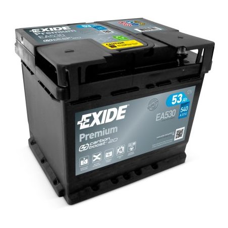 Exide Premium 53 Ah 540 A 207 x 175 x 190 (-/+) | HL Autoosad