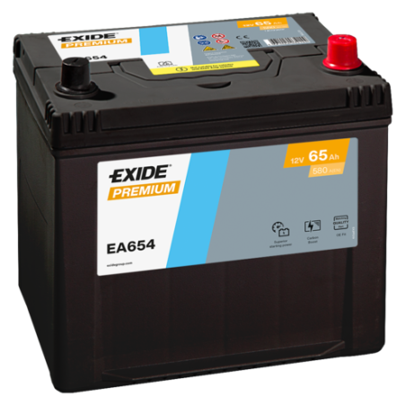 Exide Premium 65 Ah 580 A 230 x 173 x 222 (-/+) | HL Autoosad