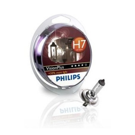 Philips H7 VisionPlus + 60% 12 V 55 W, 2 tk | HL Autoosad