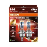 Osram Night Breaker 220 H4 12 V 60/55 W, 2 tk | HL Autoosad