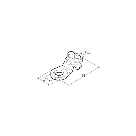 Lampa toitekaabli otsikud, 2 tk 12/24 V 16 mm² | HL Autoosad