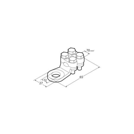 Lampa toitekaabli otsikud, 2 tk 12/24 V 70 mm² | HL Autoosad
