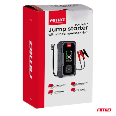 AMiO 4-ühes käivitusseade 12 V 7,2 Ah 600 A | HL Autoosad