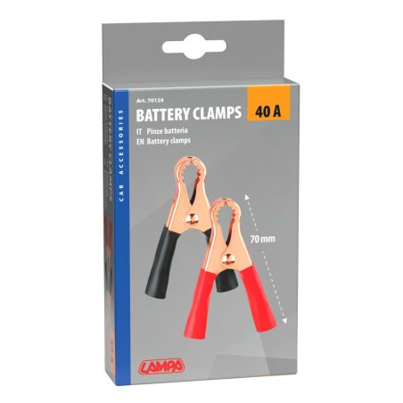 Lampa käivitusjuhtme näpitsad 40 A 7 cm | HL Autoosad