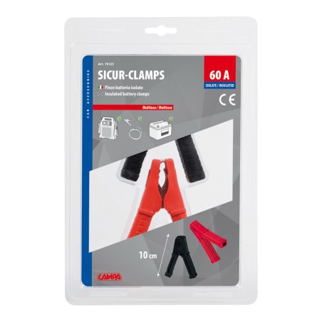 Lampa käivitusjuhtme näpitsad 60 A 10 cm isoleer | HL Autoosad