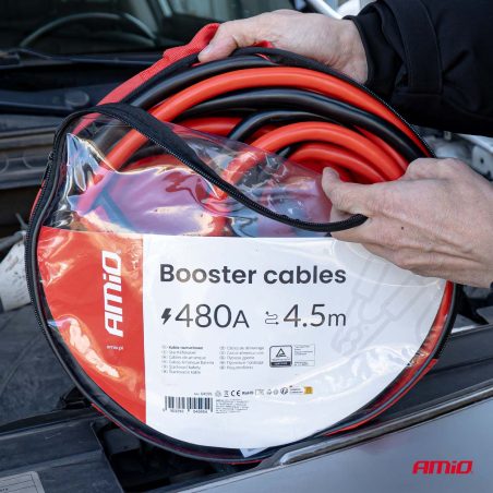 AMiO käivituskaablid 480 A 4,5 m TÜV | HL Autoosad