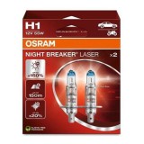 Osram Night Breaker Laser H1 55 W + 150% 12 V paar | HL Autoosad